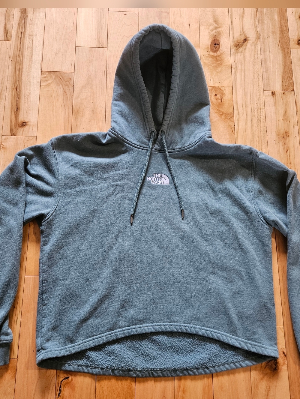 The North Face HI LOW hoodie Size L Duck Green